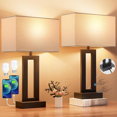 Metal USB Table Lamp
