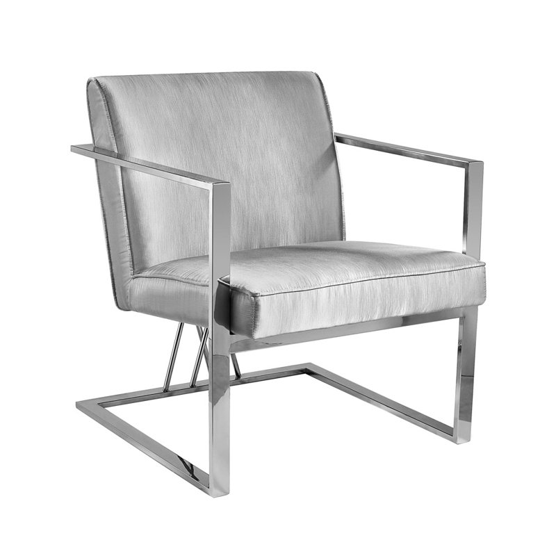 Fauteuil Oreilly en cuir végétalien d'une largeur de 66,04 cm