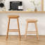 Tabouret de bar en bois massif Danel-877360258-927250379