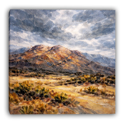 «Desert Range», art mural sur toile tendue
