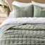 Double Box Stitch Velvet Quilt set-106358836-106358835