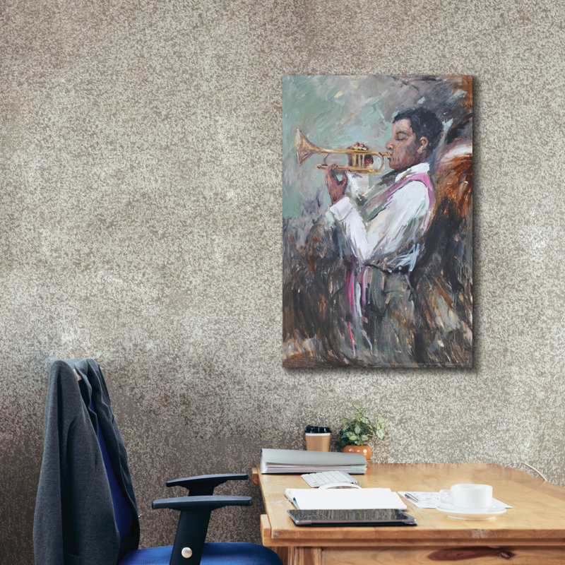  «Soulful Tunes» par Jadei, impression sur toile, 26 po x 40 po, H 40 po x l 26 po