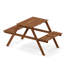 Arianna Outdoor Dining Set, Wood, Natural