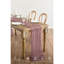 Chemin de table 14 pi Lilas et doré