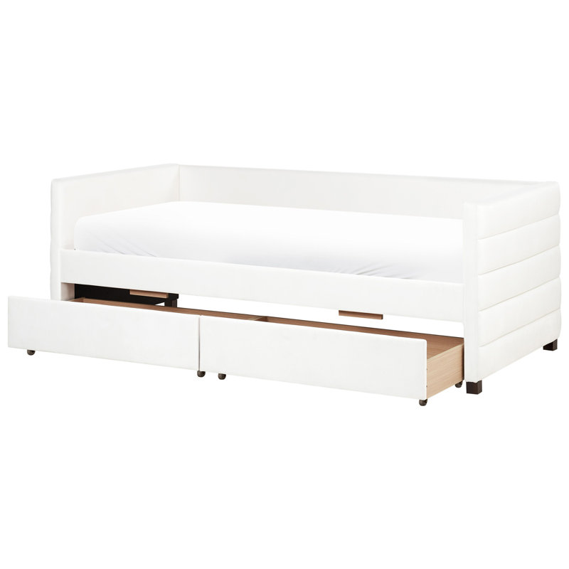 MARRAY Upholstered Daybed, White