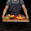 Planche à découper en bois d'acacia 20 po x 15 po - Planche de charcuterie réversible pour la cuisine-125572875