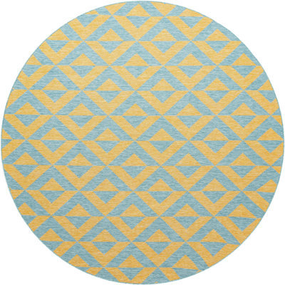 Tapis d'extérieur couleur moutarde