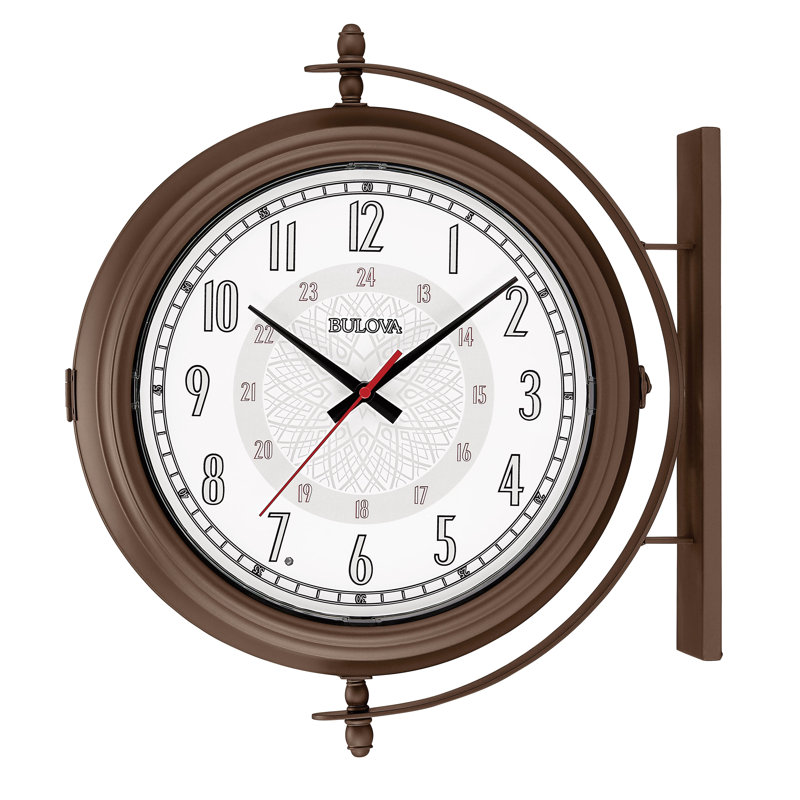 Town Crier Double-Sided Outdoor Wall Clock, C4350