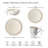 Heritage Atrium Set of 4 Medium Plates