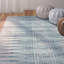 Tapis ivoire et turquoise de style Sud-Ouest Allard-22736458
