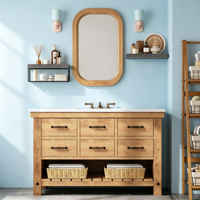 Ensemble de 2 étagères de salle de bain au-dessus de la toilette, ensemble de 2 tablettes flottantes murales, rangement pour papier hygiénique, décor de ferme, 16 pouces