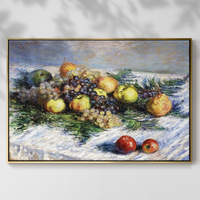 " Still Life With Pears And Grapes, 1880 "