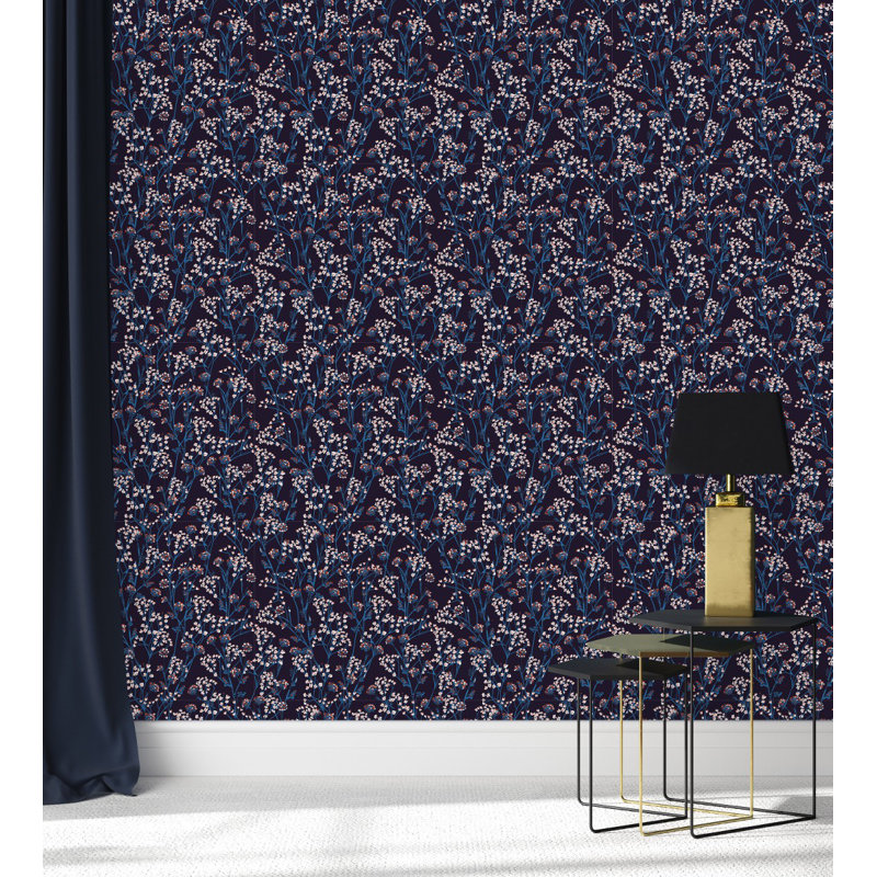 Floral Tile, 2.08' W x 10.42' L