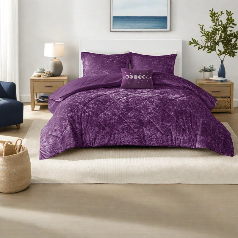Ensembles de literie luxueux, double velours de polyester pour maison moderne