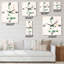 Horloge murale rétro vintage London Plants IV - Farmhouse-2092661593