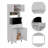 Santa Maria 1-Drawer 1-Shelf Area Pantry with Adjustable Metal Legs  -111835860