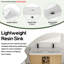 Meuble-lavabo double 48 po avec lavabo en résine-1750067388