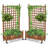 Bardot Wood Planter Box with Trellis-909946491