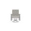 Belle Isle Sling Aluminum Frame Dining Height Swivel Rocker with Marine Grade Polymer Arm Accent-1423647161-1423646792