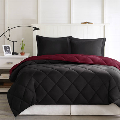 Madison Park Essentials Larkspur 3M Scotchgard Reversible Down Alt 2-Piece Twin XL Comforter Set
