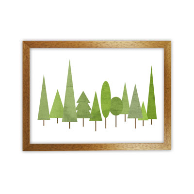 Scandinavian Trees Landscape Original - Print