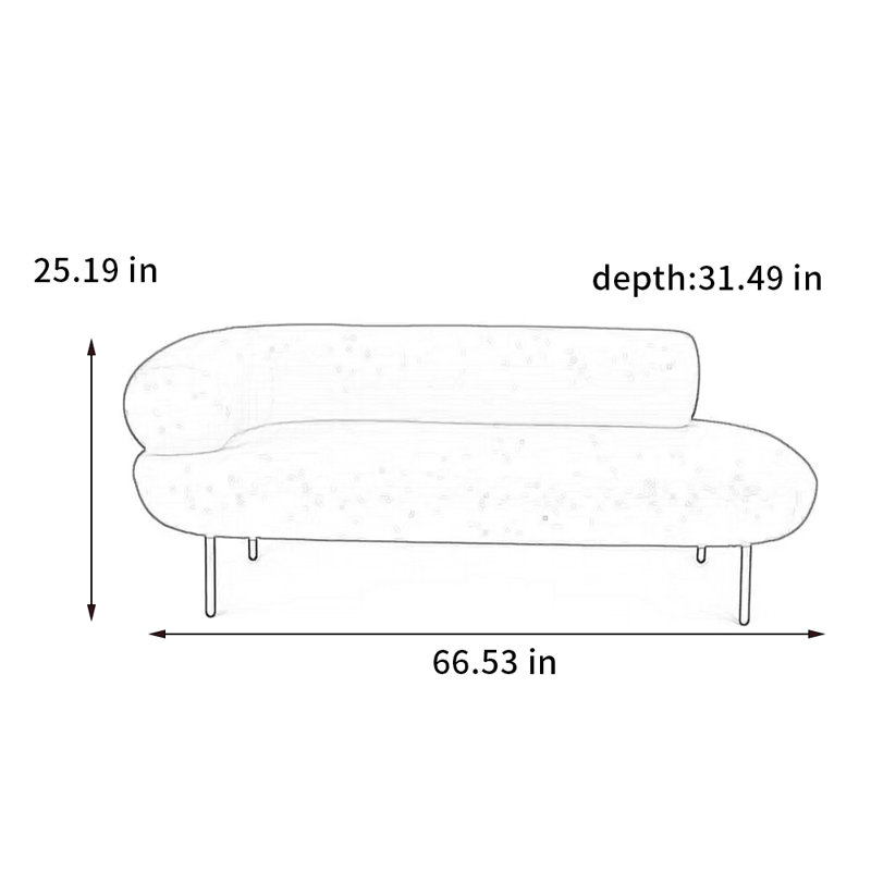 Chaise moderne moderne exquise, Accoudoir à gauche (vu de face), Vert clair