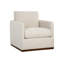 Leather Swivel Club Chair