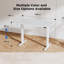 Adjustable Metal Base Computer Desk