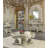 66.6" W Sofa Table in Antique Gold