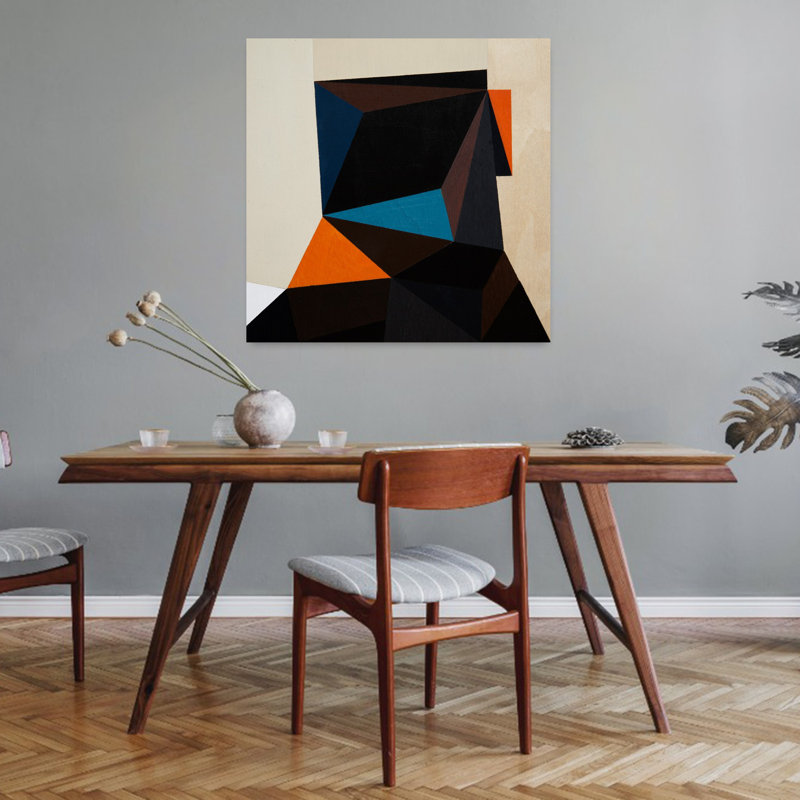 Art contemporain contemporain abstrait, H 32 po x l 32 po