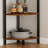 Six-Tier Corner Shelving Unit, 67.4-Inch, Black, Narrow Design, Metal And Wood Construction With LED Lighting. Ideal For Living Room, Bedroom, Or Corner Use.-794967737