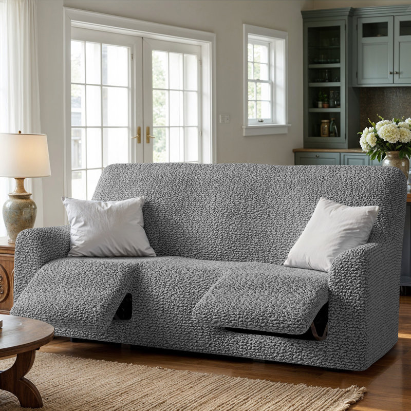 Housse extensible pour canapé inclinable - Facile à nettoyer et durable - Collection Comfort, H 35 po x l 85 po x P 40 po