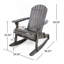 Chaise berçante Malibu Adirondack-97445269