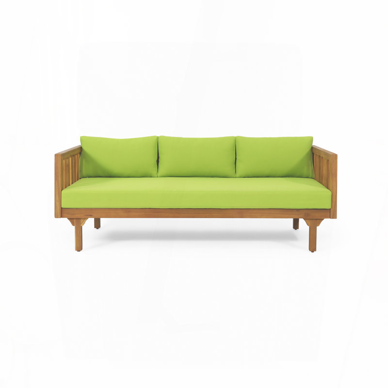 3 SEATER Patio Sofa DAYBED, green