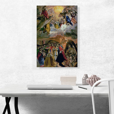 " The Adoration Of The Name Of Jesus 1579 " by El Greco Painting Print