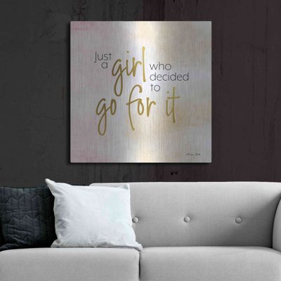 Trinx «Go For It» par Susan Ball, art mural en métal