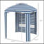 Parasol de plage polyvalent portatif 5,8 pi x 5,8 pi-966460433