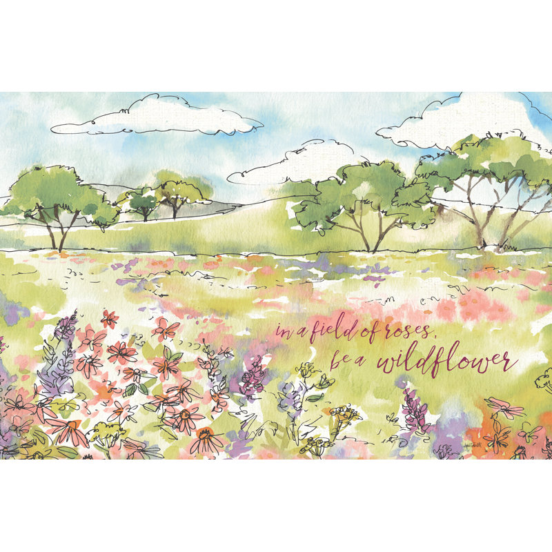 Simply Petals VIII Crop - Wrapped Canvas Painting, 20cm H x 30cm W x 3.8cm D