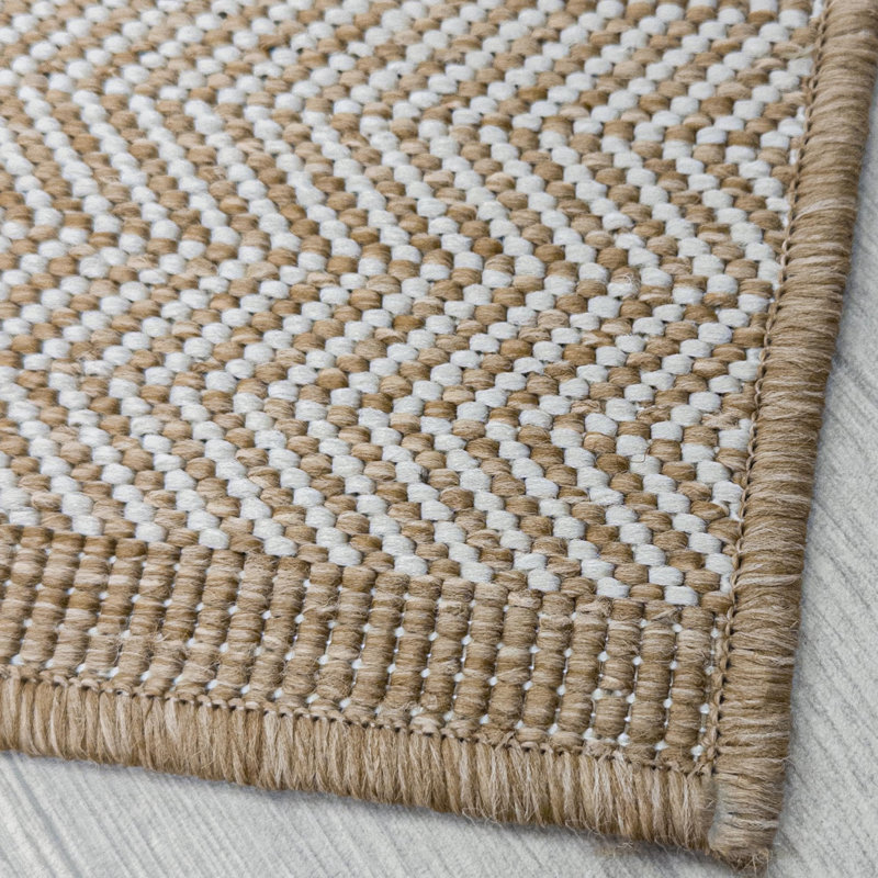 Runner Geometric Flatweave Indoor / Outdoor Area Rug, Runner 60 x 150 cm