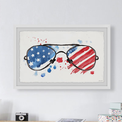 Impression encadrée « American Sunglasses »