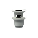 Pop-Up Bathroom Sink Drain with Overflow
