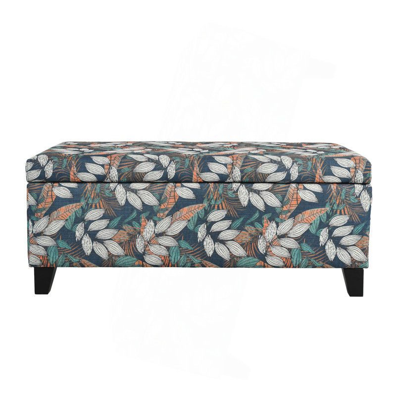 Repose-pieds avec rangement, fleur （OTTOMAN SEULEMENT)