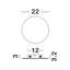 CYRCLE LED Flush Mounted Sconce