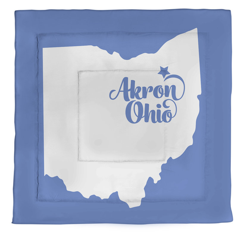 Ohio Polyester Comforter, Blue