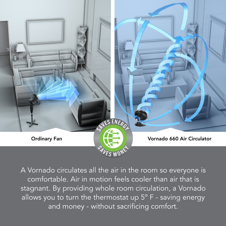 Vornado 660 Whole Room Air Circulator Fan u0026 Reviews | Wayfair