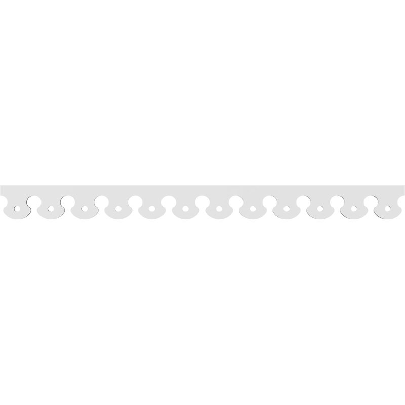 Garniture de service de qualité architecturale Gulliver, H 4 po x L 48 po x P 0,63 po