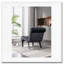 Chaise de salon en velours sans accoudoirs-1496763461