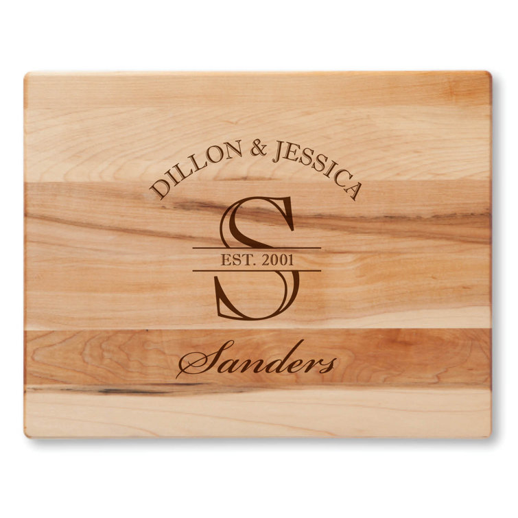 Personalization Mall Lavish Last Name Personalized Cutting Board