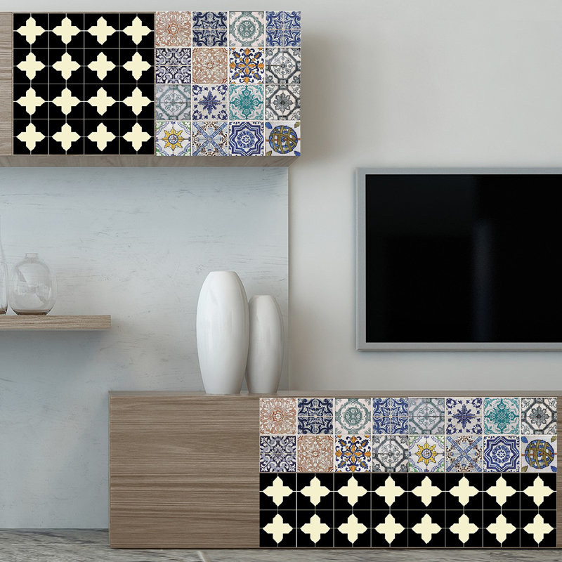Abstract Non-Wall Damaging Wall Decal
