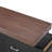 Solis Modern Kitchen Island Cart with Thick Countertop, Spice Rack, Towel Bar and Storage Cabinet-125902287